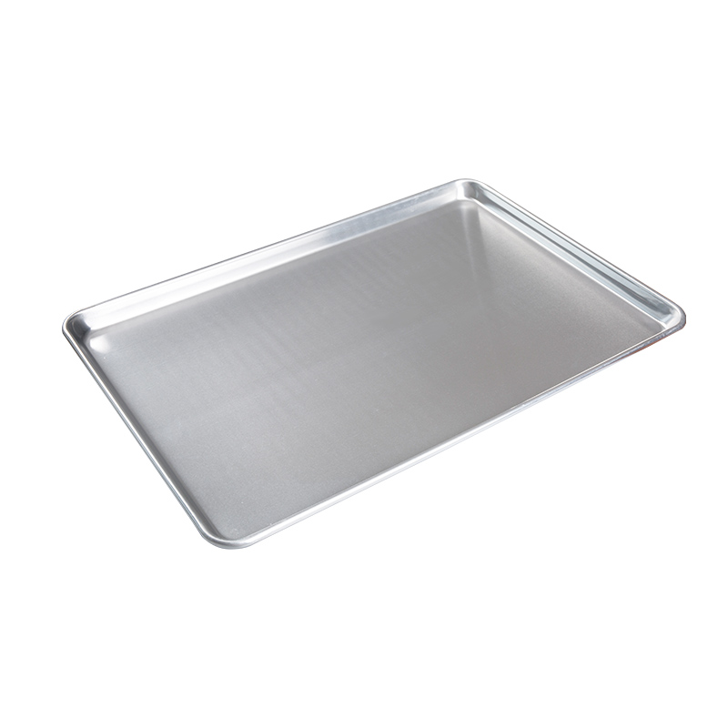 Bandeja para hornear comercial de aluminio, 26 pulgadas de largo x 18 pulgadas de ancho x 1 pulgada de alto (tamaño completo)