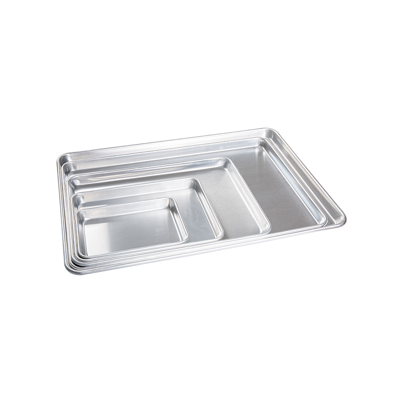 Bandeja para hornear comercial de aluminio, 26 pulgadas de largo x 18 pulgadas de ancho x 1 pulgada de alto (tamaño completo)